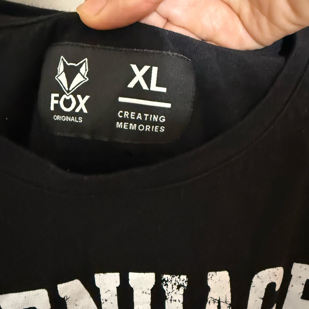 Fox Originals Black Graphic T-Shirt